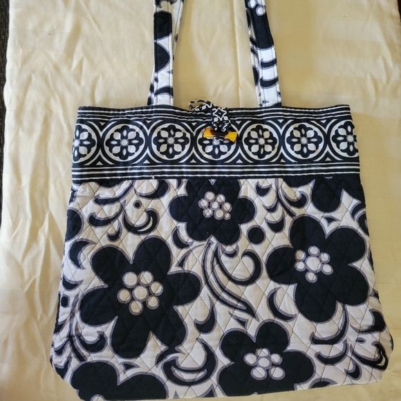 Vera Bradley Handbags - Vera Bradley Shoulder Purse B&W